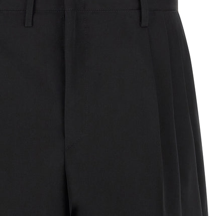 Maison Margiela Black Wool Bermuda Shorts