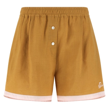 Marni Bicolor Calfskin Bermuda Shorts