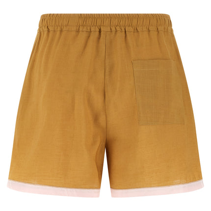 Marni Bicolor Calfskin Bermuda Shorts