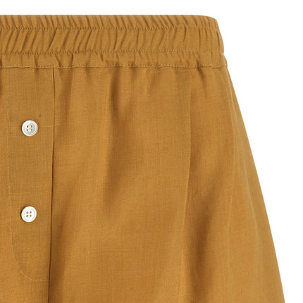 Marni Bicolor Calfskin Bermuda Shorts
