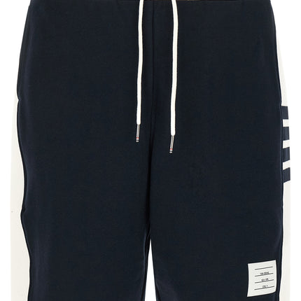 Thom Browne Blue Cotton Bermuda Shorts