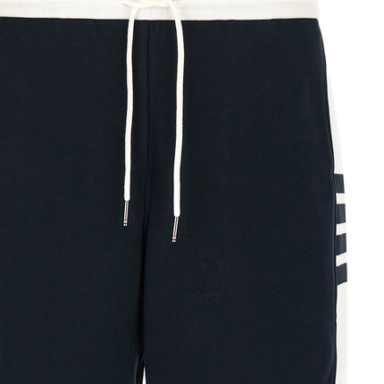 Thom Browne Blue Cotton Bermuda Shorts