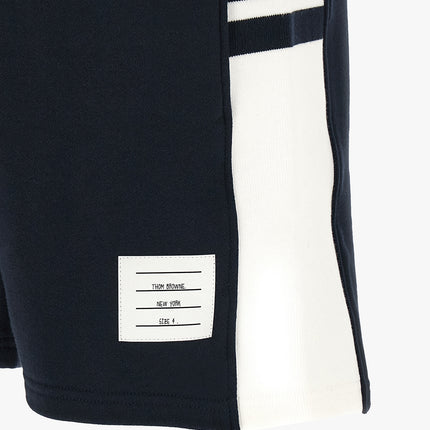 Thom Browne Blue Cotton Bermuda Shorts