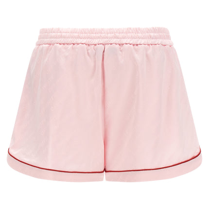 Off-White Multicolor Viscose Bermuda Shorts