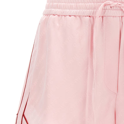 Off-White Multicolor Viscose Bermuda Shorts
