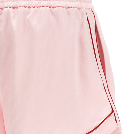 Off-White Multicolor Viscose Bermuda Shorts