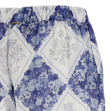 Twinset Blue Stingray Leather / Ray Skin Bermuda Shorts