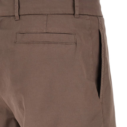 Brunello Cucinelli Brown Cotton Bermuda Shorts