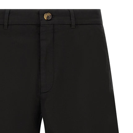 Brunello Cucinelli Black Cotton Bermuda Shorts