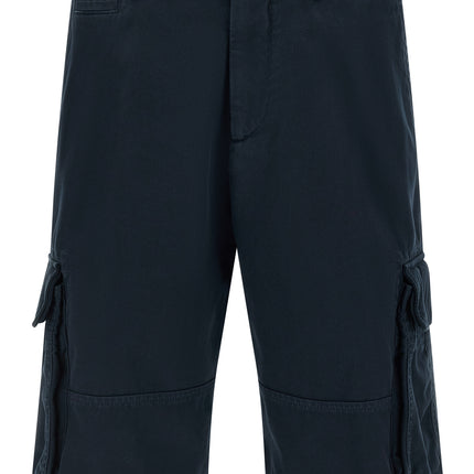 Brunello Cucinelli Blue Cotton Bermuda Shorts