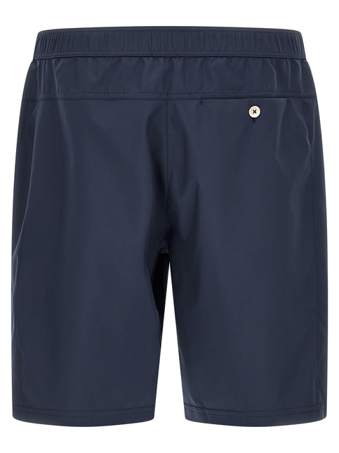 Brunello Cucinelli Blue Polyester Bermuda Shorts