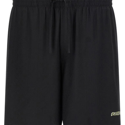 Casablanca Black Silk Bermuda Shorts