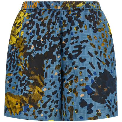 Fendi Blue Polyester Bermuda Shorts