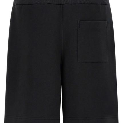 Jil Sander Black Cotton Bermuda Shorts