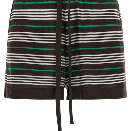 P.A.R.O.S.H. Brown Wool Bermuda Shorts