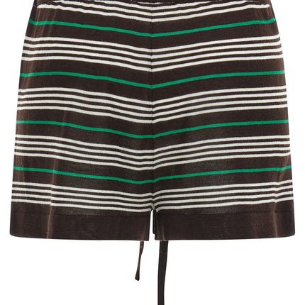 P.A.R.O.S.H. Brown Wool Bermuda Shorts