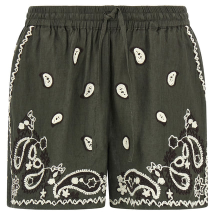 P.A.R.O.S.H. Bicolor Linen Bermuda Shorts