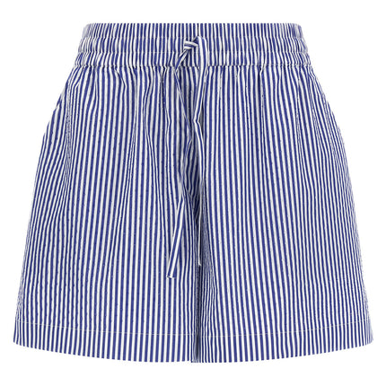 P.A.R.O.S.H. Blue Cotton Bermuda Shorts