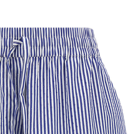 P.A.R.O.S.H. Blue Cotton Bermuda Shorts
