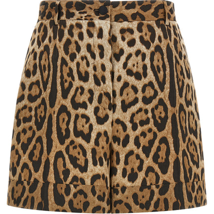 Dolce & Gabbana Brown Cotton Bermuda Shorts