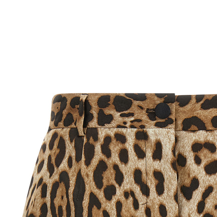 Dolce & Gabbana Brown Cotton Bermuda Shorts