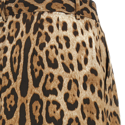 Dolce & Gabbana Brown Cotton Bermuda Shorts