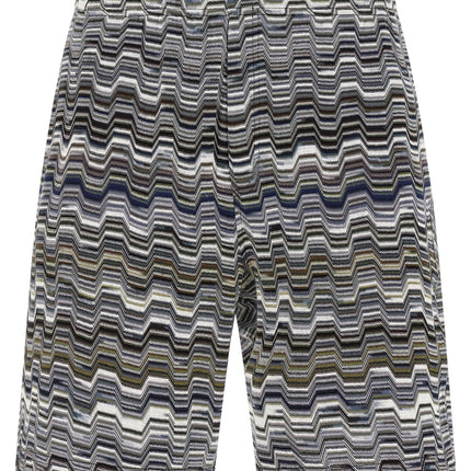 Missoni Bicolor Cotton Bermuda Shorts