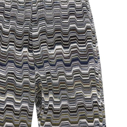 Missoni Bicolor Cotton Bermuda Shorts