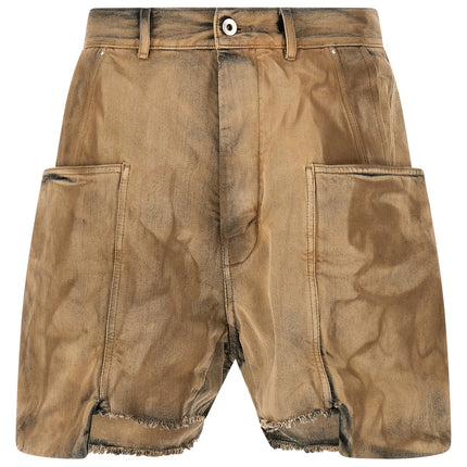 DRKSHDW Beige Cotton Bermuda Shorts