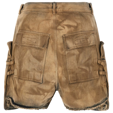 DRKSHDW Beige Cotton Bermuda Shorts