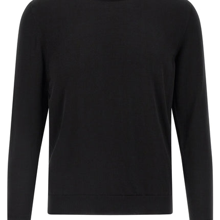 ZANONE Black Cotton Cardigan