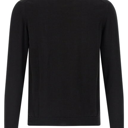 ZANONE Black Cotton Cardigan