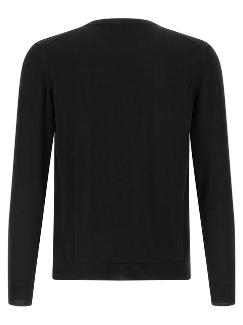 ZANONE Black Cotton Cardigan