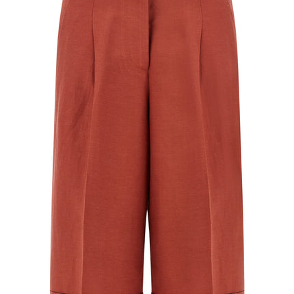 Peserico Multicolor Viscose Bermuda Shorts