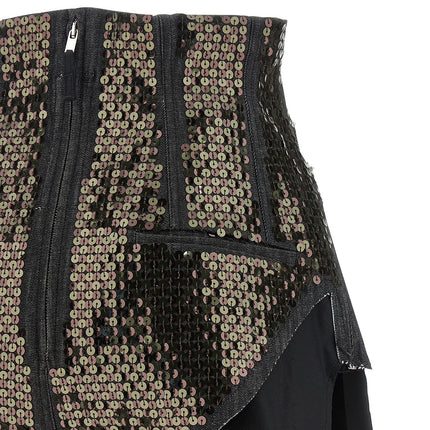 Rick Owens Black Cotton Bermuda Shorts