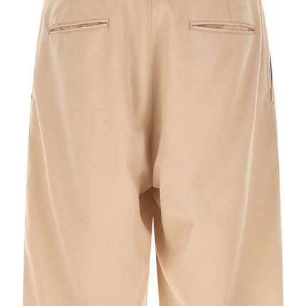 CELLAR DOOR Beige Polyester Bermuda Shorts