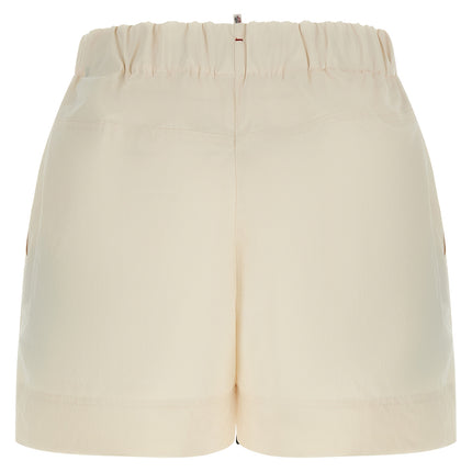 Moncler Grenoble White Polyester Bermuda Shorts