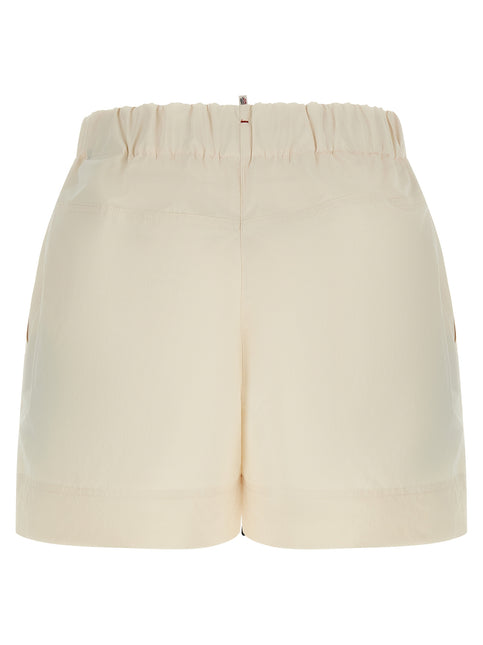 Moncler Grenoble White Polyester Bermuda Shorts