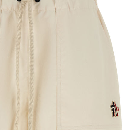 Moncler Grenoble White Polyester Bermuda Shorts
