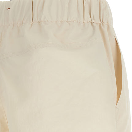 Moncler Grenoble White Polyester Bermuda Shorts