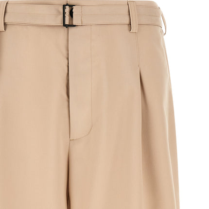 CELLAR DOOR Beige Polyester Bermuda Shorts