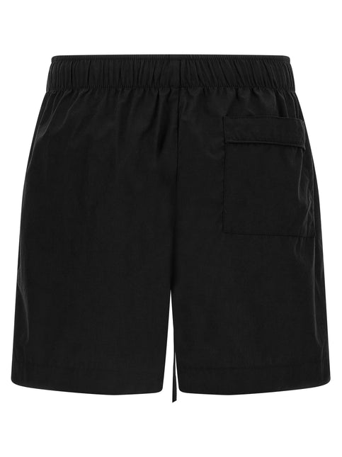 Entire Studios Black Cotton Bermuda Shorts