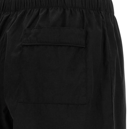 Entire Studios Black Cotton Bermuda Shorts
