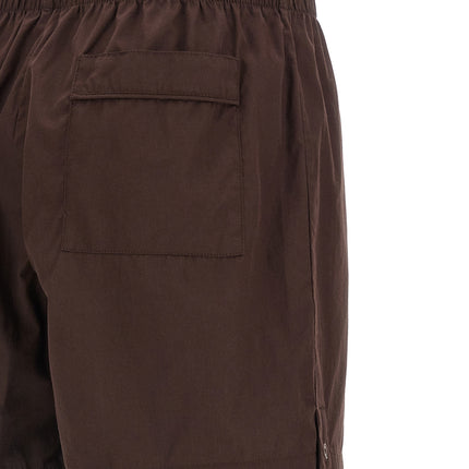 Entire Studios Brown Cotton Bermuda Shorts