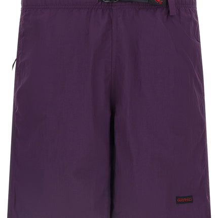 Gramicci Purple Nylon Bermuda Shorts