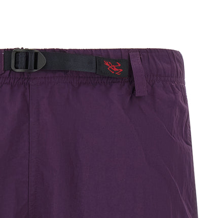 Gramicci Purple Nylon Bermuda Shorts
