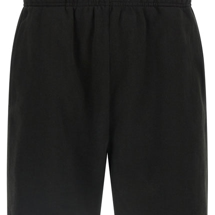 Entire Studios Black Cotton Bermuda Shorts