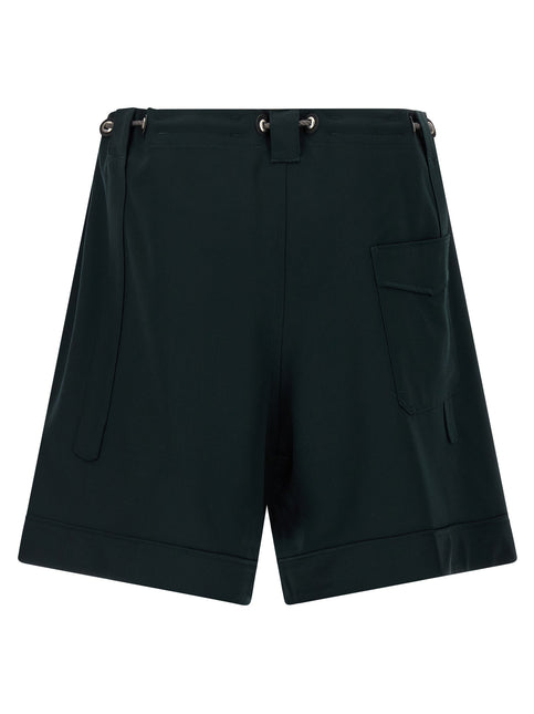 Kiko Kostadinov Bicolor Virgin Wool Bermuda Shorts