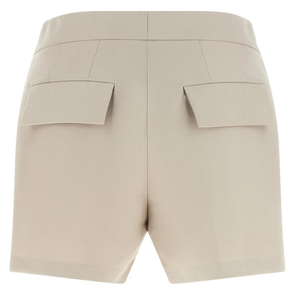 FEDERICA BONIFACI Gray Cotton Bermuda Shorts