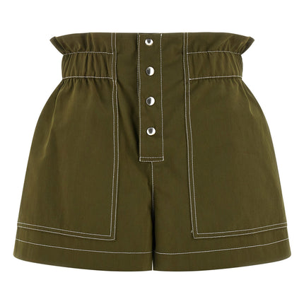 Marni Bicolor Cotton Bermuda Shorts